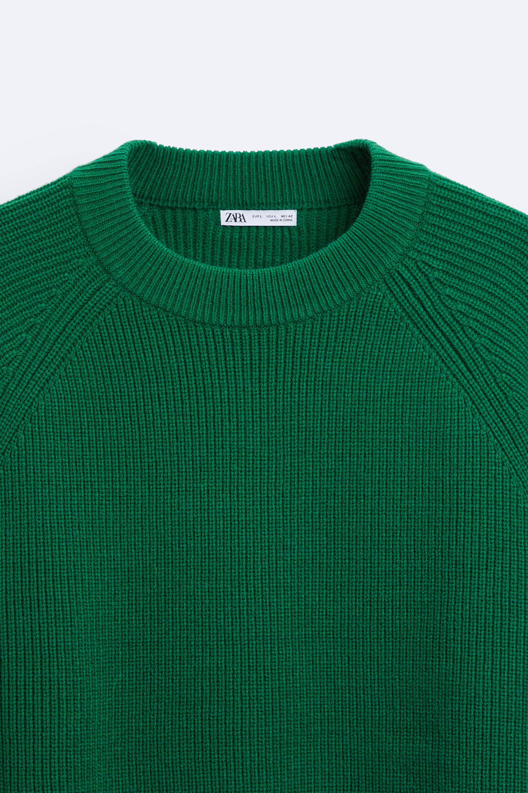 Zara pulli grün Clearance